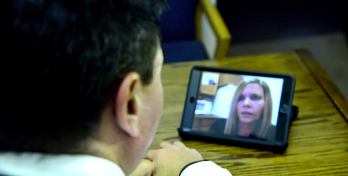 Two People Video Calling